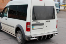 Ford Connect 2010-2013 гг. Задняя дуга AK-design (нержавейка) фото 1