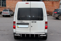 Ford Connect 2010-2013 гг. Задняя дуга AK-design (нержавейка) фото 3