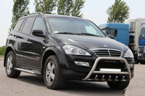 SsangYong Action 2005-2018 гг. Кенгурятник WT003 (нержавейка) фото 1