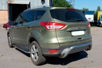 Ford Kuga/Escape 2013-2019 гг. Задняя дуга AK007 (нерж сталь) фото 2