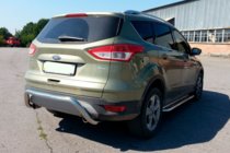 Ford Kuga/Escape 2013-2019 гг. Задняя дуга AK007 (нерж сталь) фото 7