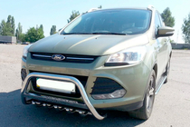 Ford Kuga/Escape 2013-2019 гг. Кенгурятник WT004 (нержавейка) фото 3