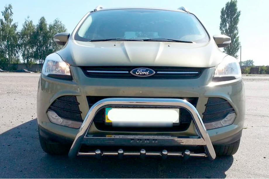 Ford Kuga/Escape 2013-2019 гг. Кенгурятник WT004 (нержавейка) Image