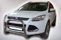 Ford Kuga/Escape 2013-2019 гг. Кенгурятник WT018 (нержавейка) фото 2