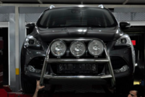 Ford Kuga/Escape 2013-2019 гг. Кенгурятник WT018 (нержавейка) фото 5