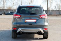 Ford Kuga 2008-2013 гг. Задняя дуга AK007 (нерж сталь) фото 4