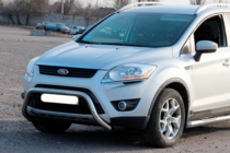 Ford Kuga 2008-2013 гг. Кенгурятник WT007 (нержавейка) фото 1