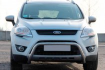 Ford Kuga 2008-2013 гг. Кенгурятник WT007 (нержавейка) фото 2