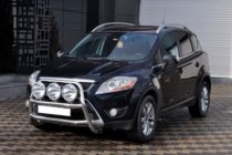 Ford Kuga 2008-2013 гг. Кенгурятник WT018 (нержавейка) фото 1