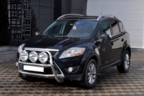 Ford Kuga 2008-2013 гг. Кенгурятник WT018 (нержавейка) фото 1