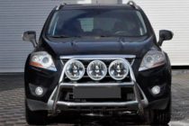 Ford Kuga 2008-2013 гг. Кенгурятник WT018 (нержавейка) фото 2