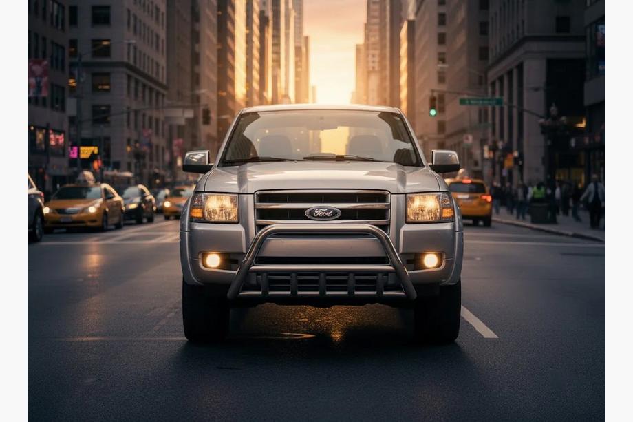 Ford Ranger 2007-2011 гг. Кенгурятник WT003 (нержавейка) Image