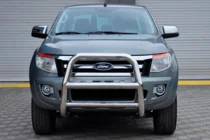 Ford Ranger 2011–2022 гг. Передняя защита WT018 (нержавейка) фото 2