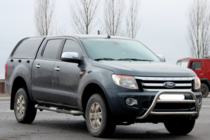 Ford Ranger 2011-2022 гг. Передняя защита WT022 (нержавейка) фото 2