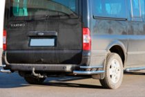 Ford Transit 2000–2014 гг. Задние уголки AK003-Double (нержавейка) фото 1