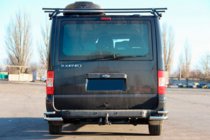 Ford Transit 2000–2014 гг. Задние уголки AK003-Double (нержавейка) фото 2