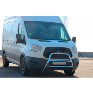 Защита переднего бампера WT022 (нержавейка) фото 3