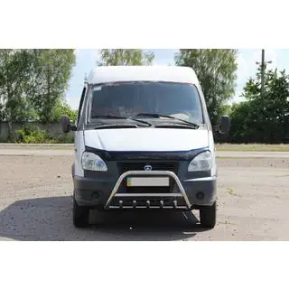 Кенгурятник WT003 (нержавейка) Газель, соболь 1998- гг. фото 2