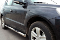 Geely Emgrand X7 2011- гг. Боковые трубы (2 шт., нержавейка) фото 1