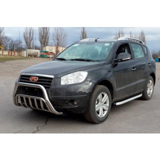 Защита переднего бампера WT002 (нерж. сталь) Geely Emgrand X7 2011- гг. фото 3