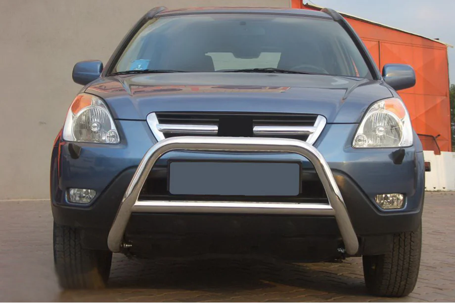 Honda CRV 2001-2006 гг. Кенгурятник WT005 (нержавейка)