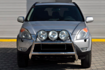 Honda CRV 2001-2006 гг. Кенгурятник WT018 (нержавейка) фото 1