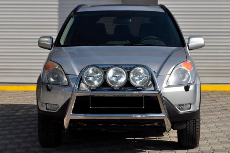 Honda CRV 2001-2006 гг. Кенгурятник WT018 (нержавейка) Image