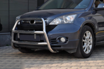 Honda CRV 2007-2011 гг. Кенгурятник WT018 (нержавейка) фото 2