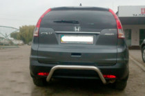 Honda CRV 2012-2016 гг. Задняя дуга AK007 (нерж сталь) фото 3