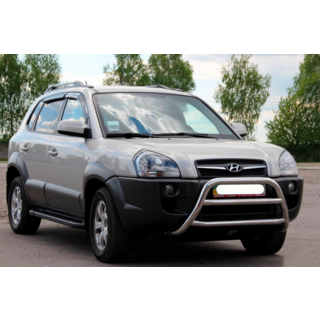 Защита переднего бампера WT022 (нержавейка) фото 3