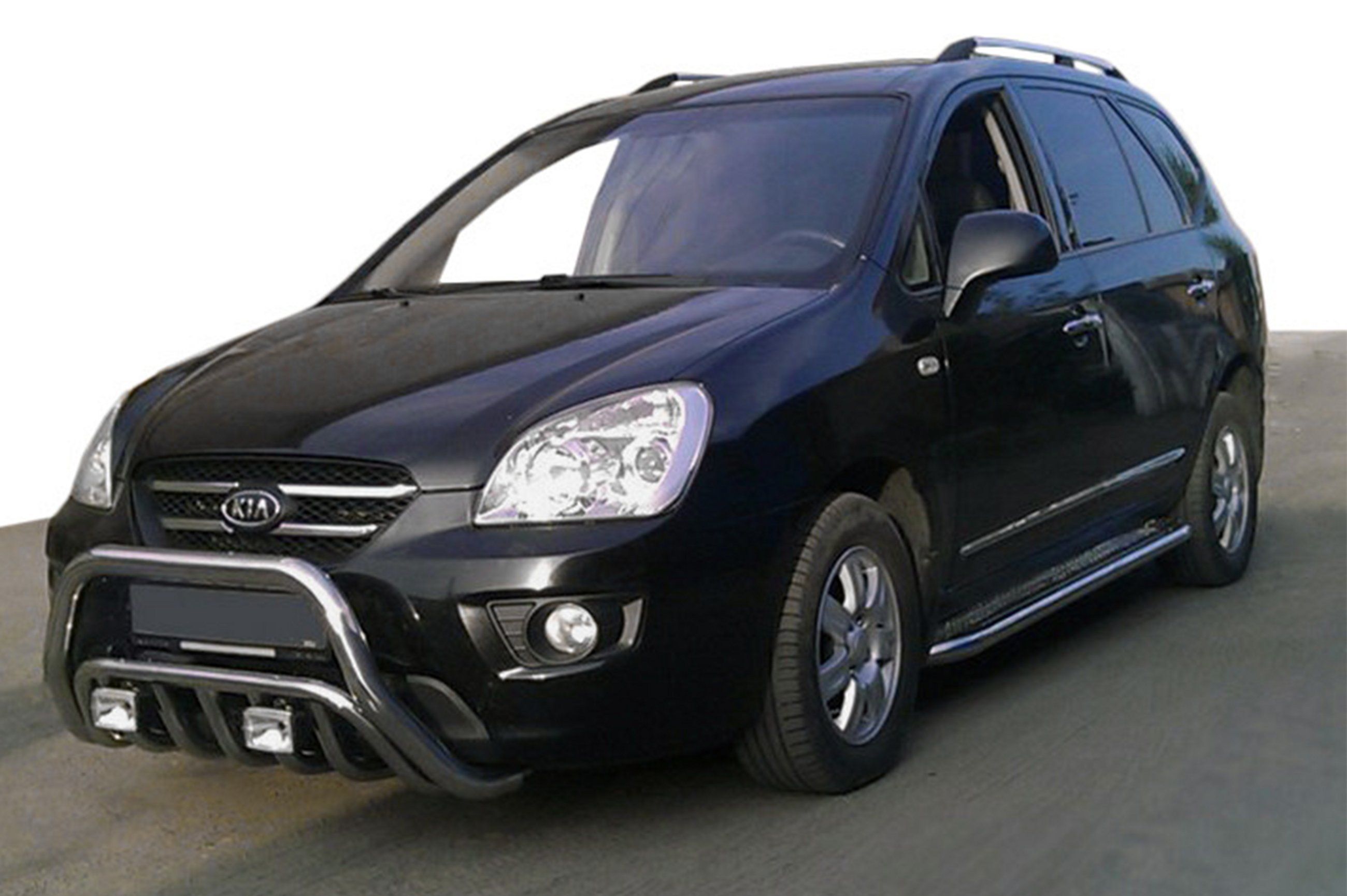 Кенгурятник WT002 (нерж) KIA Carens
