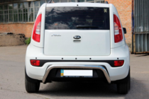 Kia Soul I 2008-2013 гг. Задняя дуга AK002 (нержавейка) фото 2