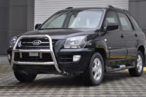 Kia Sportage 2004-2010 гг. Кенгурятник WT018 (нержавейка) фото 1