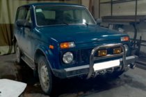 Lada Niva та Urban 1977- гг. Кенгурятник QT006 (нерж. сталь) фото 4