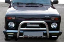 Lada Niva та Urban 1977- гг. Кенгурятник QT006 (нерж. сталь) фото 1