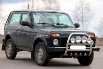 Lada Niva та Urban 1977- гг. Кенгурятник QT007 (нержавейка) фото 3