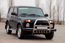 Lada Niva та Urban 1977- гг. Кенгурятник QT007 (нержавейка) фото 4