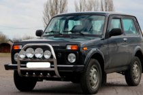 Lada Niva та Urban 1977- гг. Кенгурятник QT007 (нержавейка) фото 6