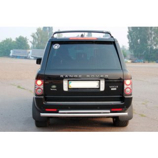 Задняя дуга AK002-Двойная (нерж. сталь) Range Rover III L322 2002-2012 гг. фото 2
