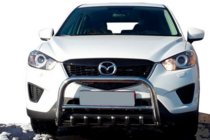 Mazda CX-5 2012-2017 гг. Передняя защита WT021 (нержавейка) фото 3