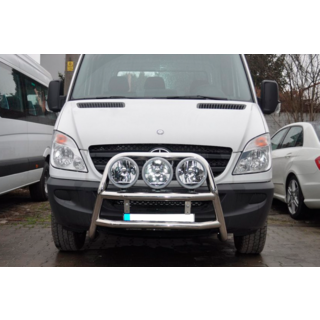 Высокий кенгурятник WT018 (нержавейка) фото 2