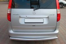 Mercedes Vaneo W414 2001-2005 гг. Задняя дуга нержавеющая фото 2
