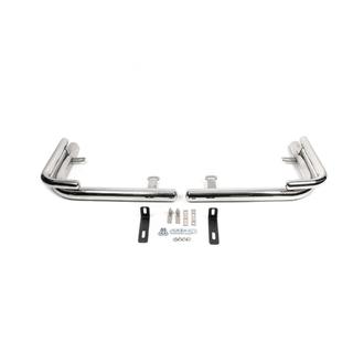 Задние уголки AK003-Double (2 шт., нержавейка) Mercedes Viano 2004-2014 гг. фото 2