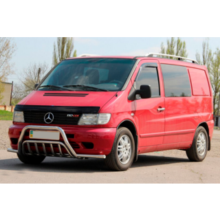 Кенгурятник с усами WT002 Plus (нерж.) фото 2