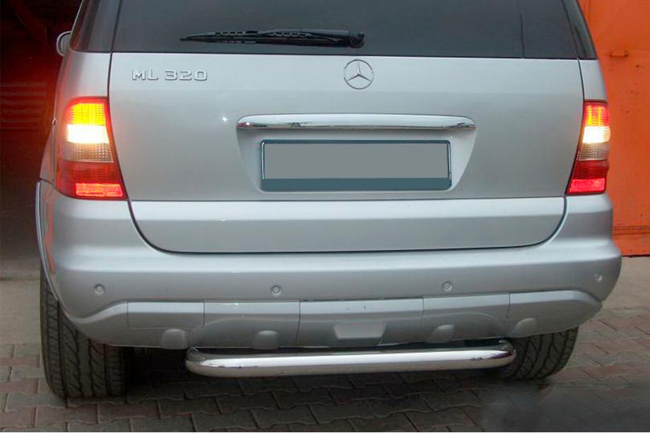 Mercedes ML W163 1997-2005 гг. Задняя дуга AK006 (нерж. сталь) Image