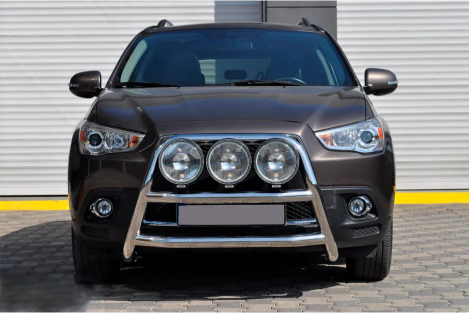Mitsubishi ASX 2010-2023 гг. Кенгурятник WT018 (нержавейка) Image