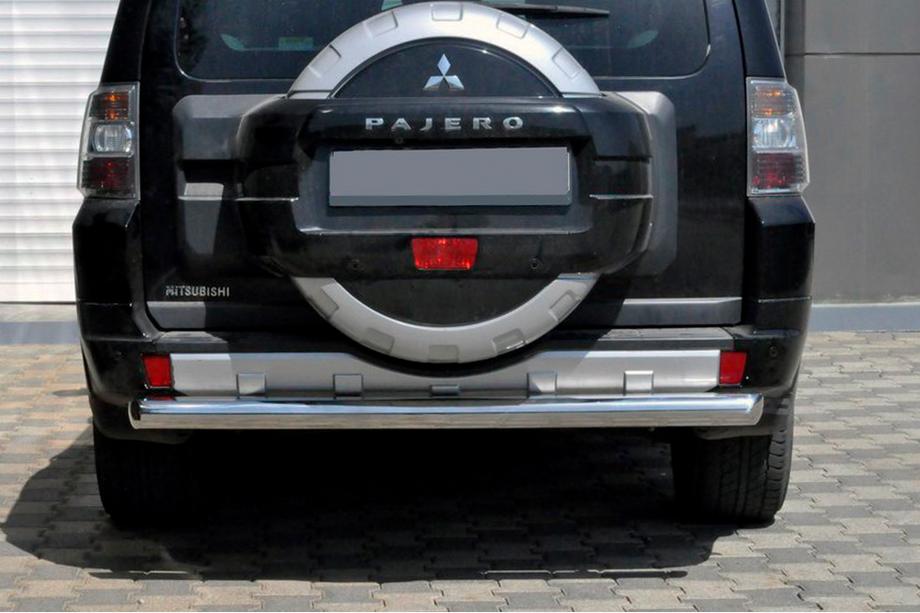 Mitsubishi Pajero Wagon IV 2006-2021 гг. Задняя дуга AK002 (нерж. сталь) Image