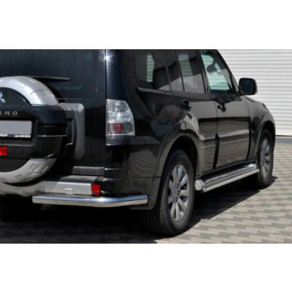 Задняя дуга AK003 (нерж. сталь) Mitsubishi Pajero Wagon IV 2006-2021 гг. фото 1