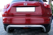 Nissan Juke 2010-2019 гг. Задняя дуга AK007 (нерж сталь) фото 8