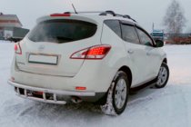 Nissan Murano 2008-2014 гг. Задняя дуга AK Нержавейка фото 1